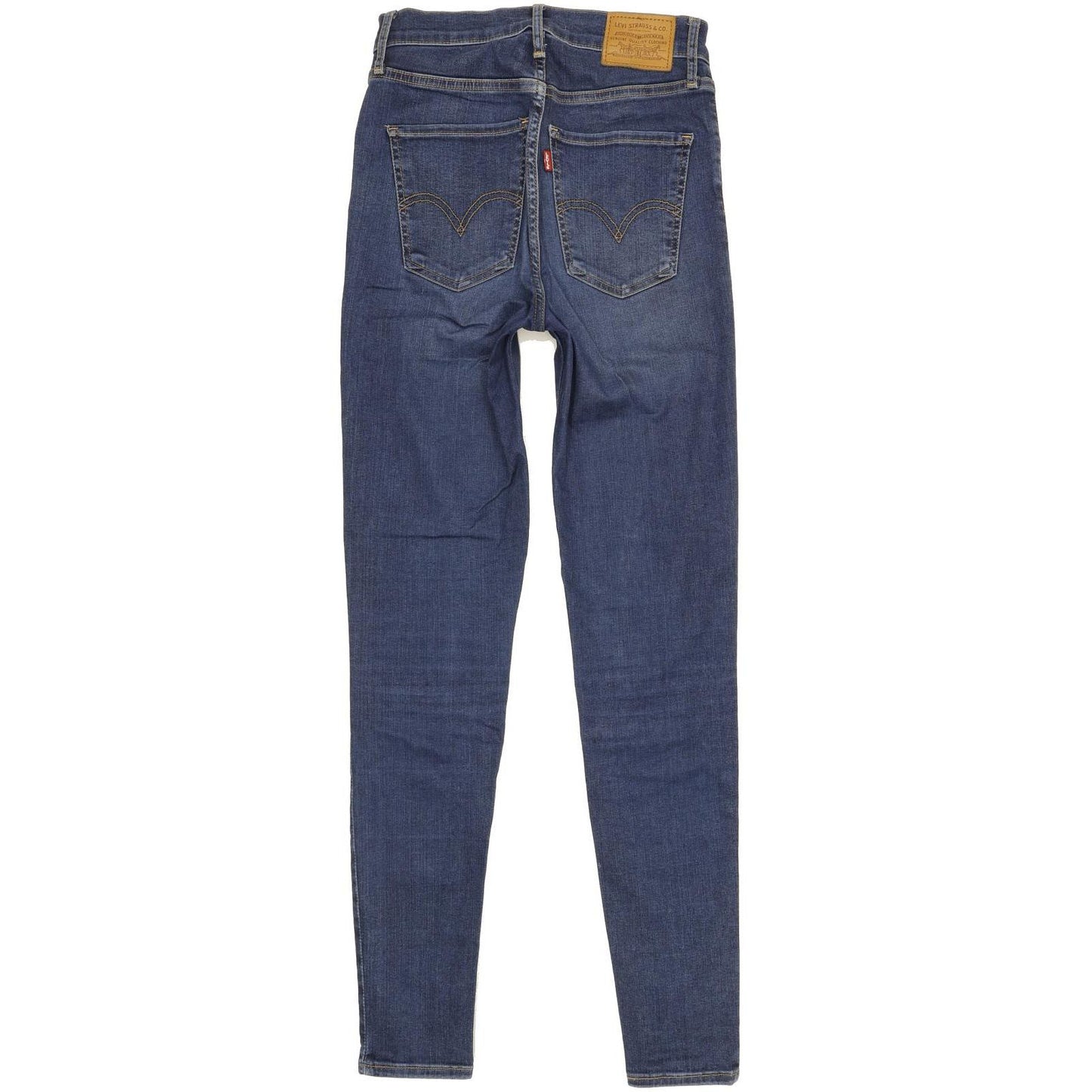 Levi's Mile Blue Skinny Slim Stretch Jeans High Waisted W26 L30