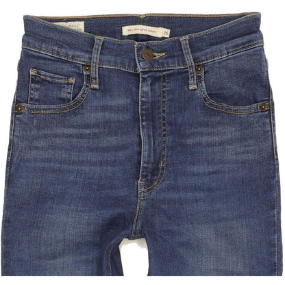 Levi's Mile Blue Skinny Slim Stretch Jeans High Waisted W26 L30