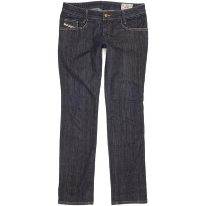 Diesel Newz 008WZ Women Navy Straight Slim Stretch Jeans W29 L30