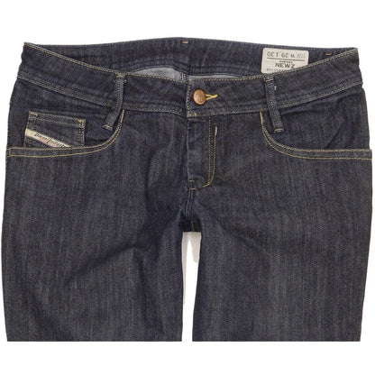 Diesel Newz 008WZ Women Navy Straight Slim Stretch Jeans W29 L30