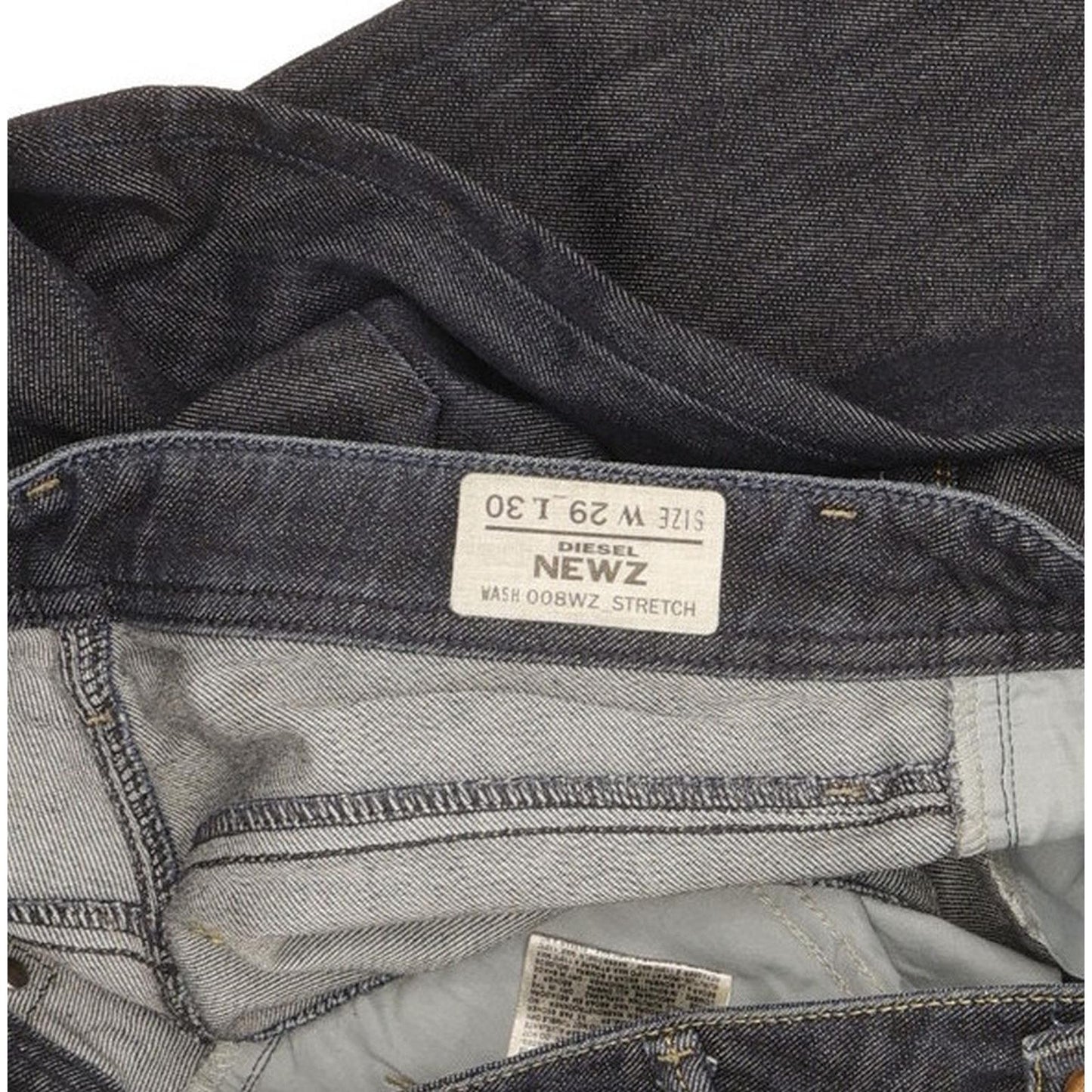 Diesel Newz 008WZ Women Navy Straight Slim Stretch Jeans W29 L30