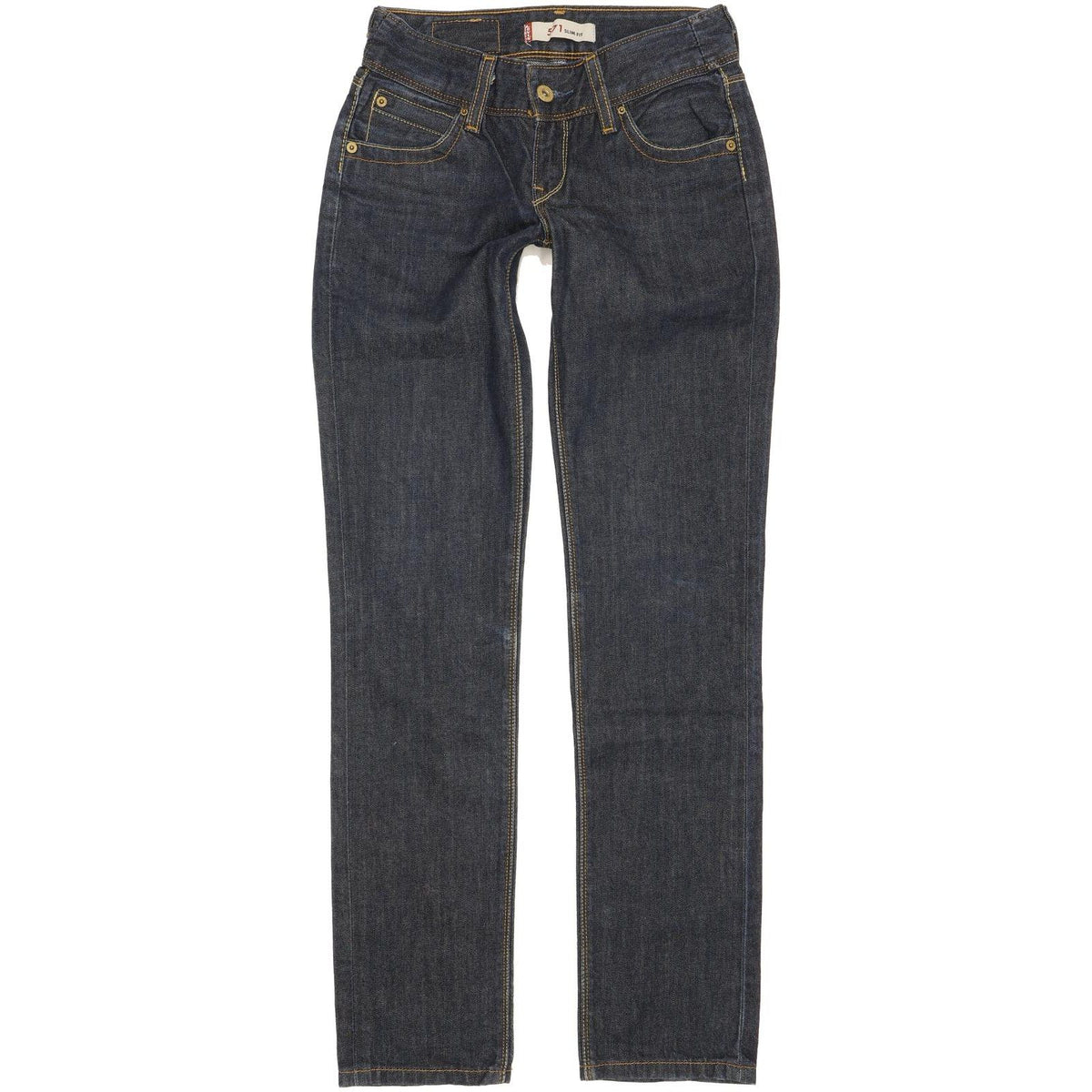 Levi's 571 Women Blue Straight Slim Jeans W26 L31