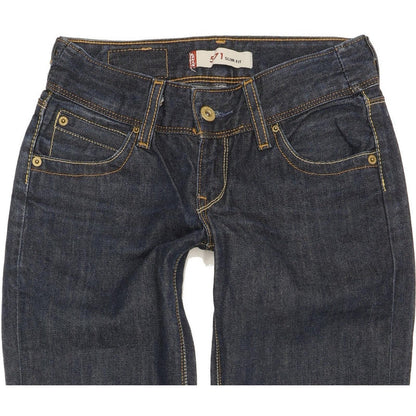 Levi's 571 Women Blue Straight Slim Jeans W26 L31