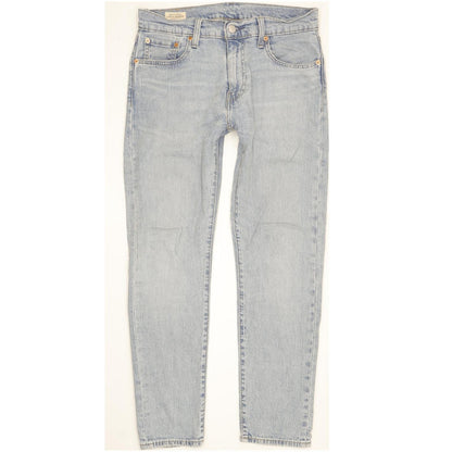 Levi's 512 Men Blue Tapered Slim Stretch Jeans W30 L29