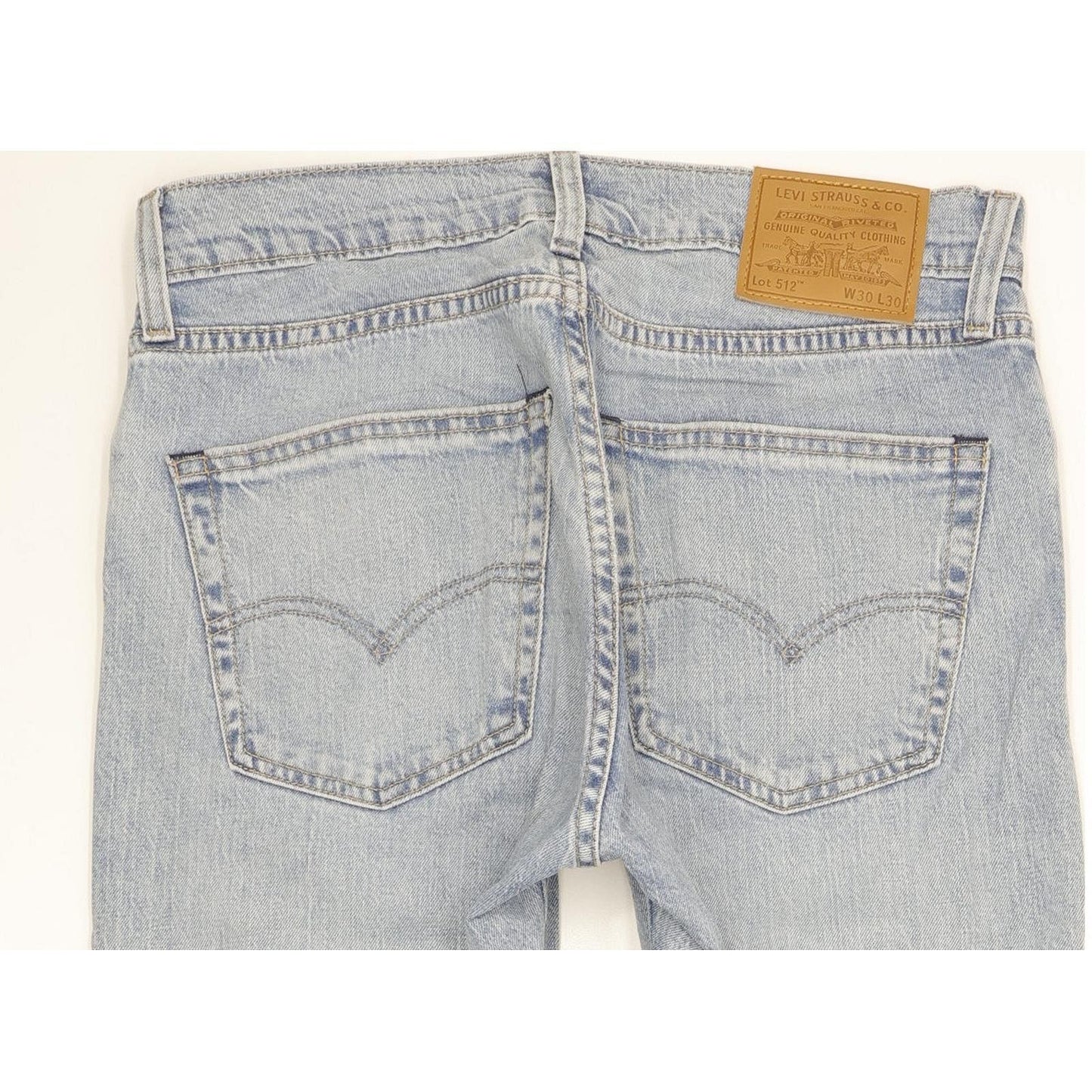 Levi's 512 Men Blue Tapered Slim Stretch Jeans W30 L29