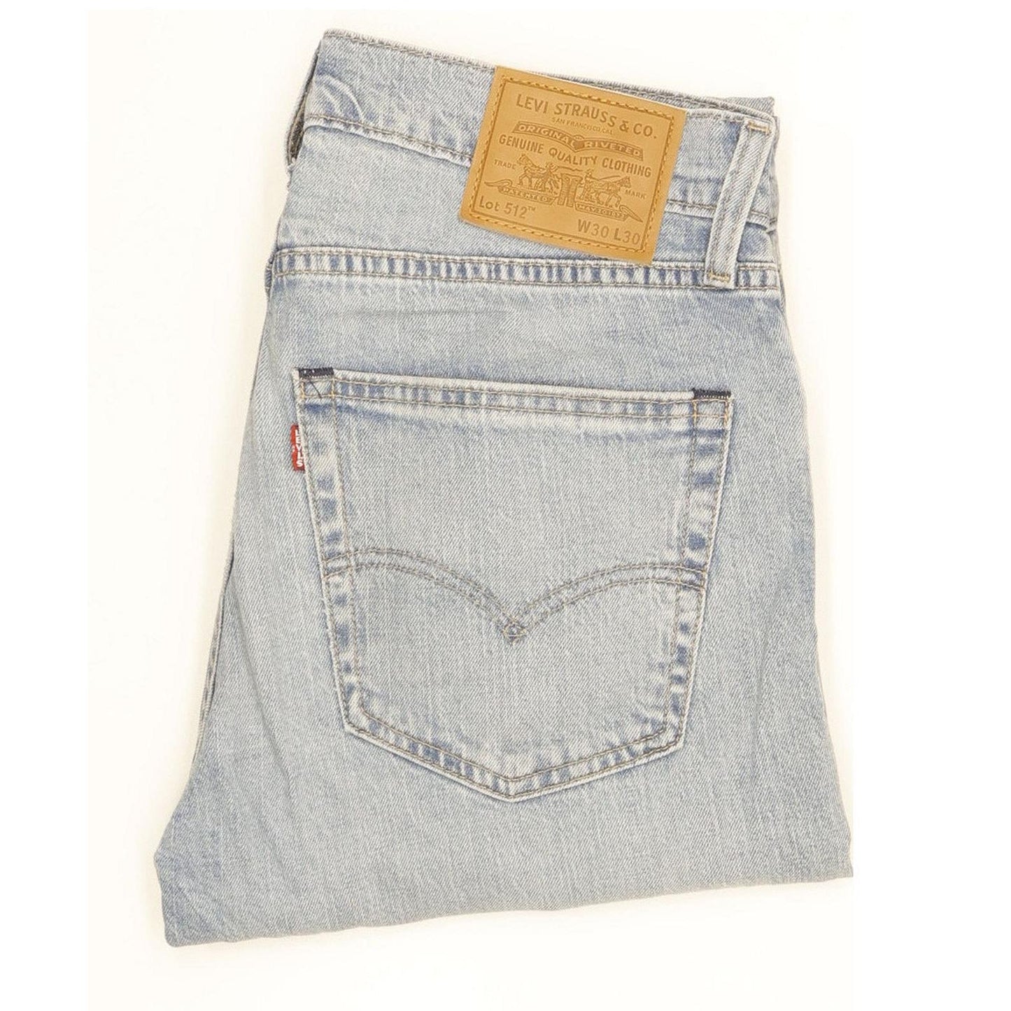 Levi's 512 Men Blue Tapered Slim Stretch Jeans W30 L29