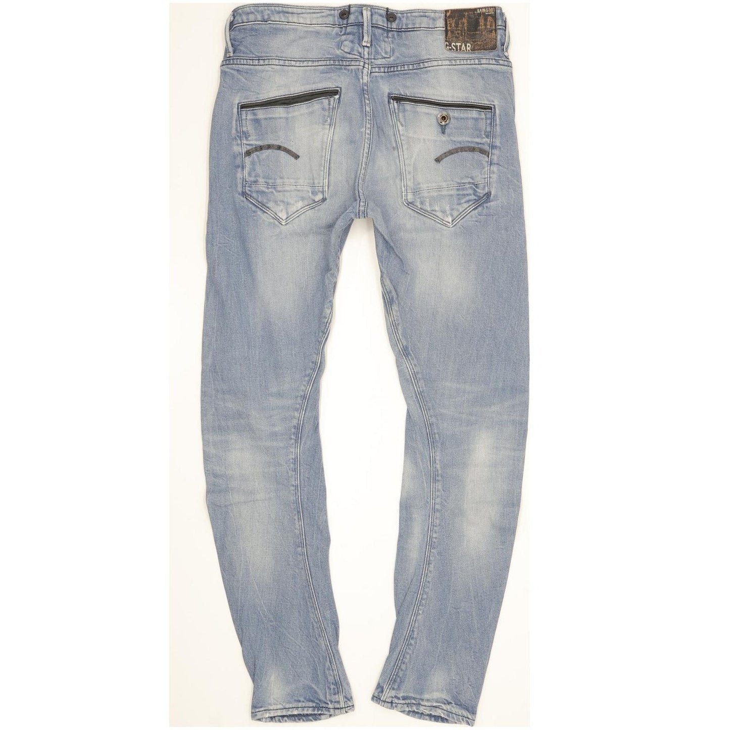 G-Star Arc Navy 3D Women Blue Tapered Slim Stretch Jeans W25 L32