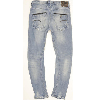 G-Star Arc Navy 3D Women Blue Tapered Slim Stretch Jeans W25 L32