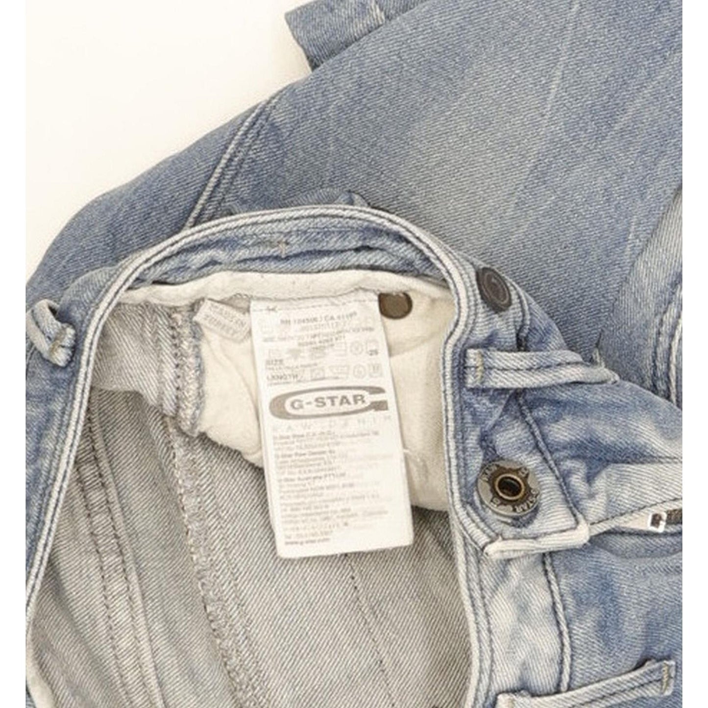 G-Star Arc Navy 3D Women Blue Tapered Slim Stretch Jeans W25 L32