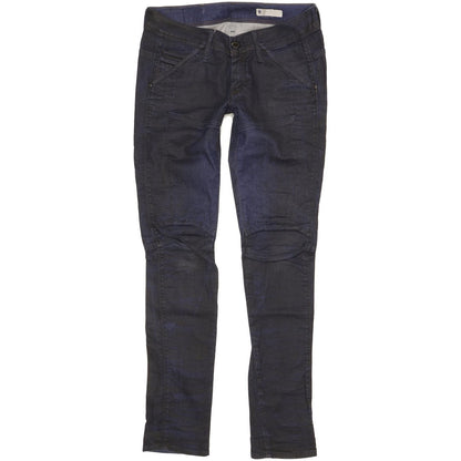 G-Star New Elva 3D Women Navy Tapered Slim Stretch Jeans W27 L32