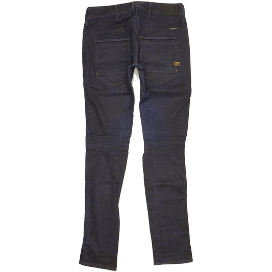G-Star New Elva 3D Women Navy Tapered Slim Stretch Jeans W27 L32