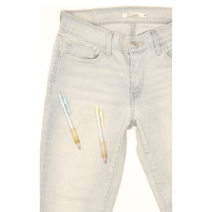 Levi's 710 Super Women Blue Skinny Slim Stretch Jeans W28 L29