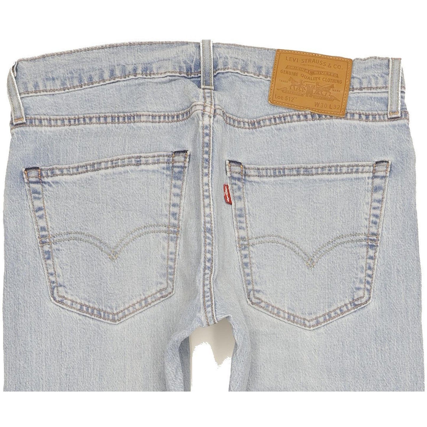 Levi's 512 Men Blue Tapered Slim Stretch Jeans W30 L31