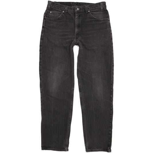 Levi's 553 Made in USA Men Black Straight Relaxed Jeans W34 L31