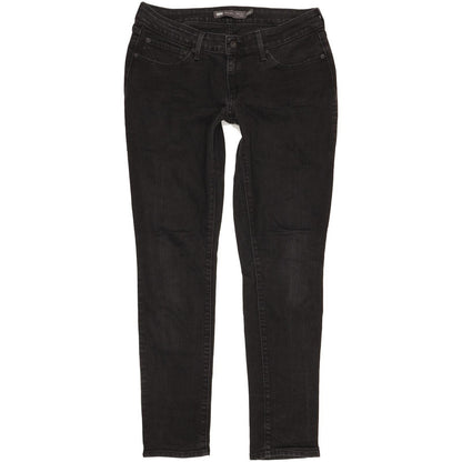 Levi's Bold Curve Women Black Skinny Slim Stretch Jeans W31 L31