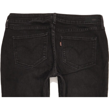 Levi's Bold Curve Women Black Skinny Slim Stretch Jeans W31 L31