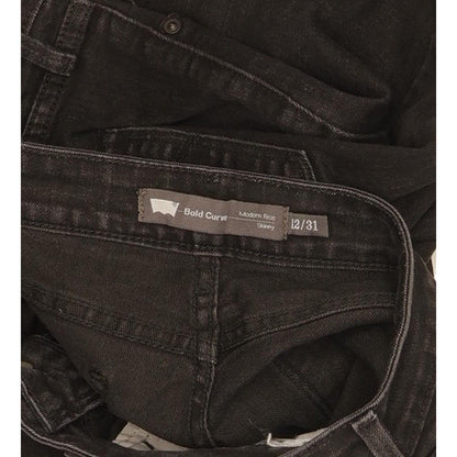 Levi's Bold Curve Women Black Skinny Slim Stretch Jeans W31 L31