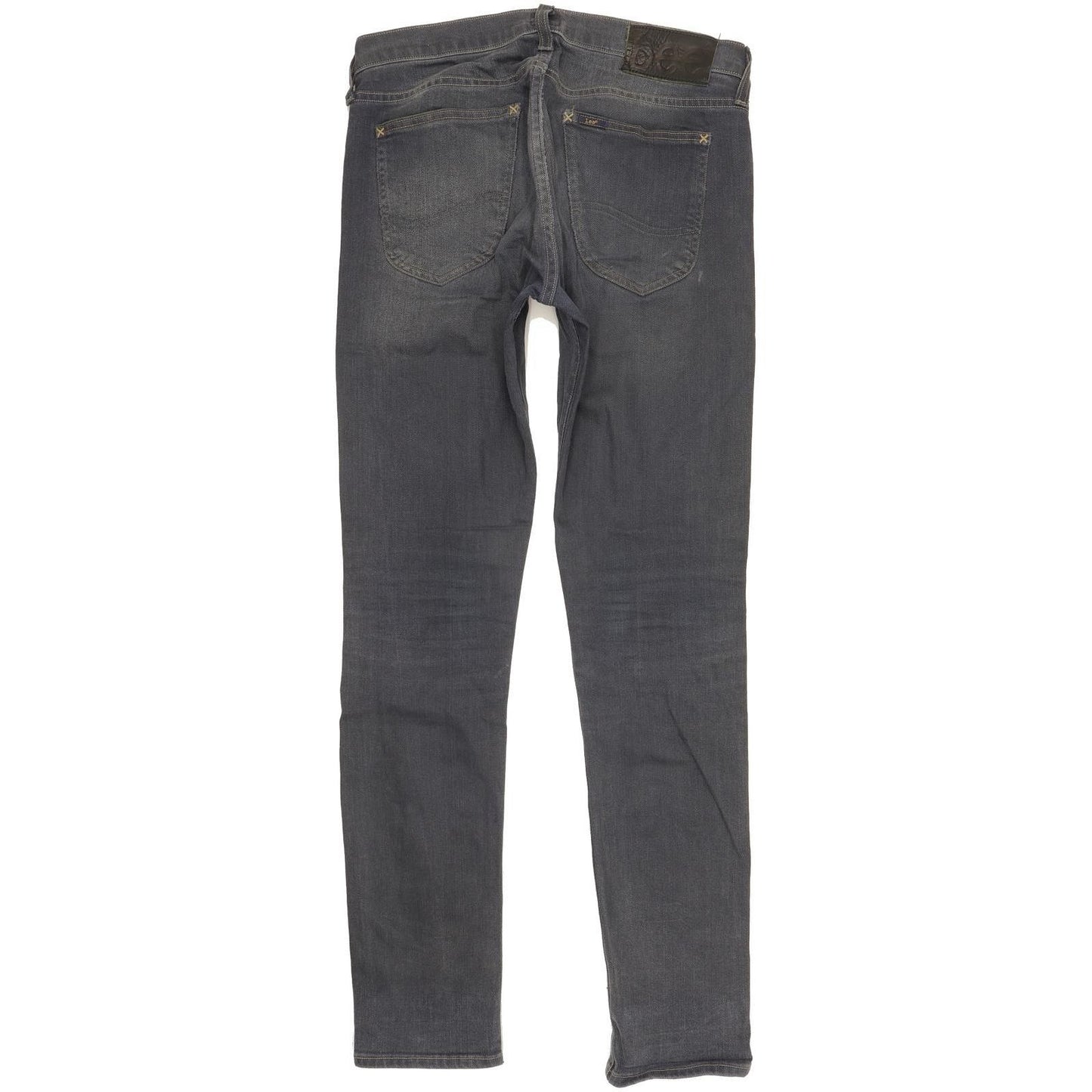 Lee Luke Men Grey Skinny Slim Stretch Jeans W29 L32