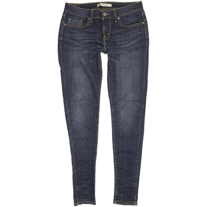 Levi's 535 Women Blue Skinny Slim Stretch Jeans W30 L31