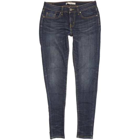 Levi's 535 Women Blue Skinny Slim Stretch Jeans W30 L31