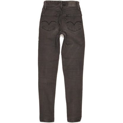 Levi's 721 Women Charcoal Skinny Slim Stretch Jeans W24 L30