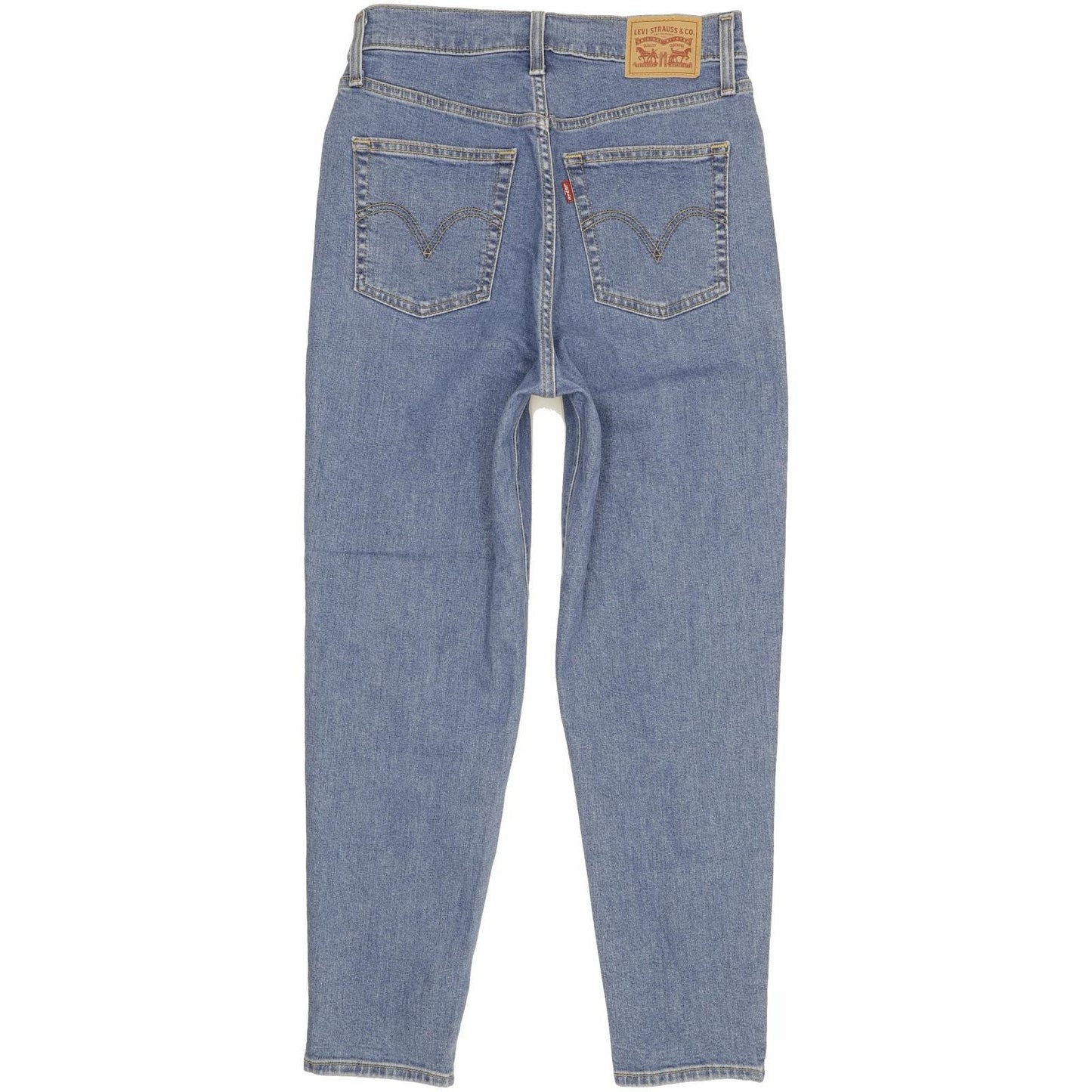 Levi's Blue Tapered Slim Stretch Jeans High Waisted W28 L27