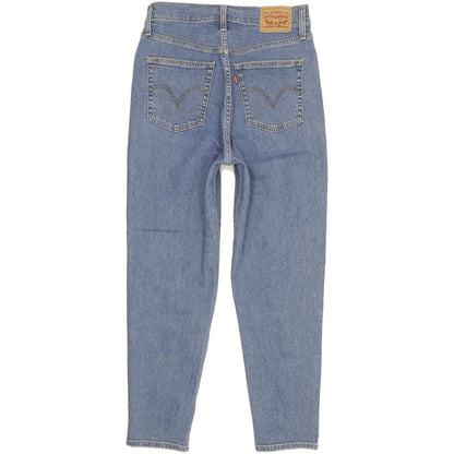 Levi's Blue Tapered Slim Stretch Jeans High Waisted W28 L27