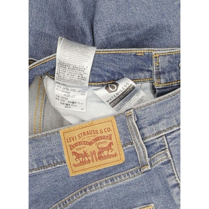 Levi's Blue Tapered Slim Stretch Jeans High Waisted W28 L27
