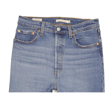 Levi's Ribcage Blue Straight Slim Stretch Jeans High Waisted W29 L27