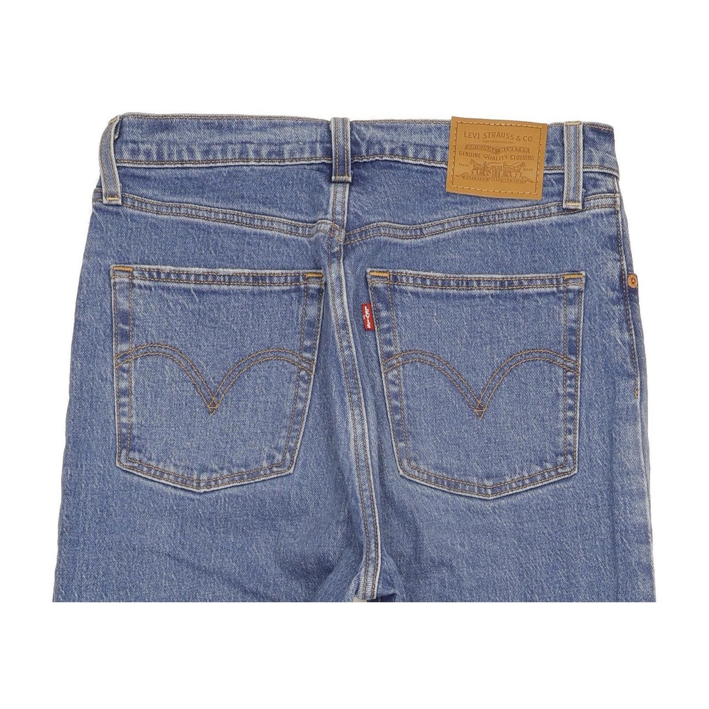 Levi's Ribcage Blue Straight Slim Stretch Jeans High Waisted W29 L27
