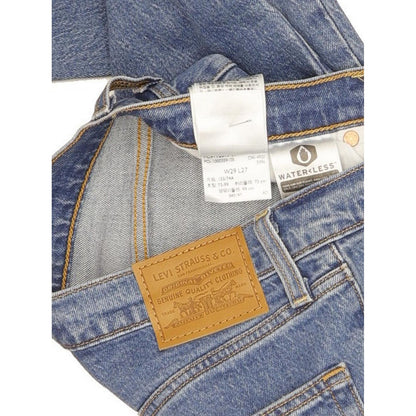 Levi's Ribcage Blue Straight Slim Stretch Jeans High Waisted W29 L27