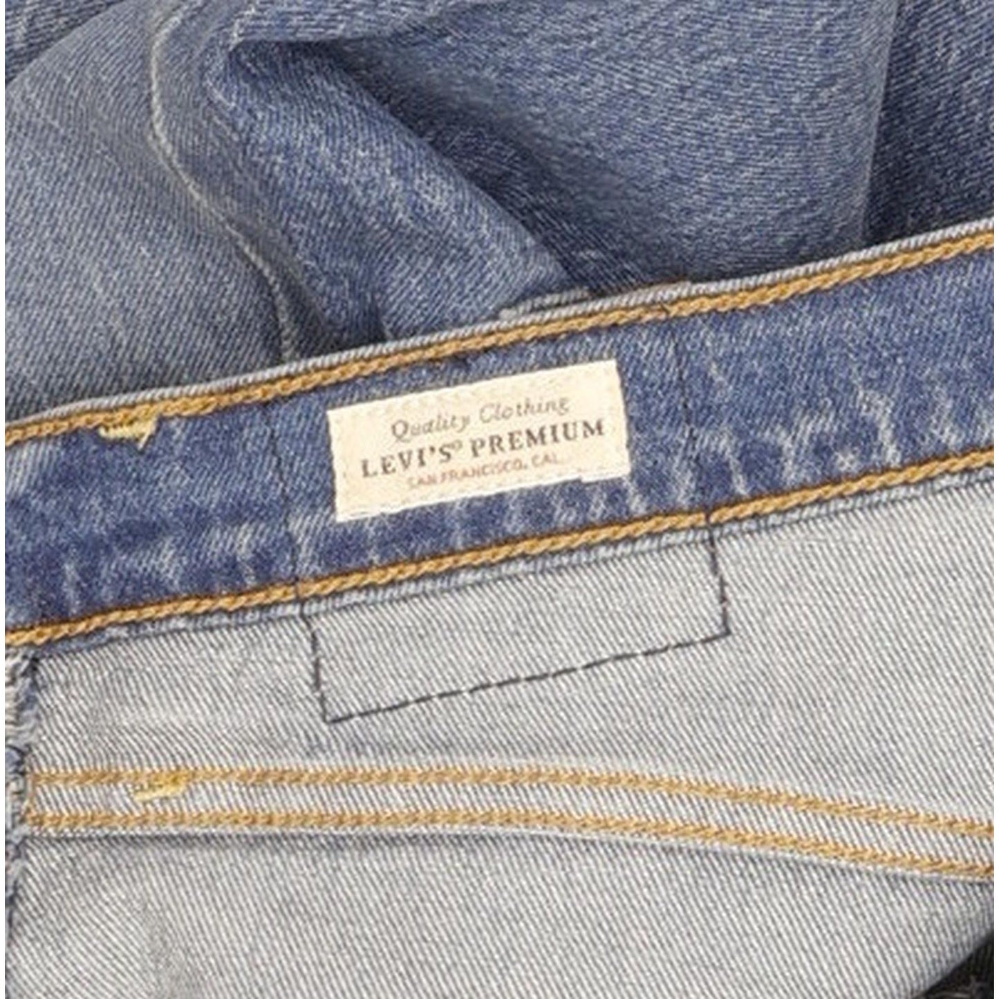 Levi's Ribcage Blue Straight Slim Stretch Jeans High Waisted W29 L27