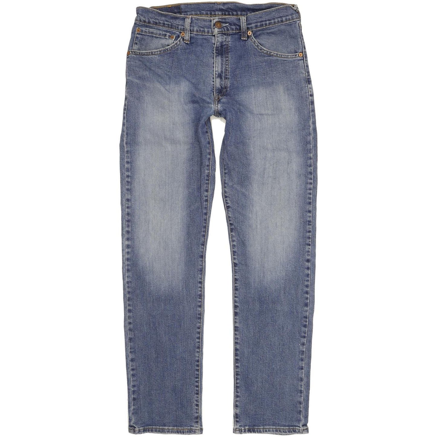 Levi's 521 Men Blue Straight Regular Stretch Jeans W34 L33