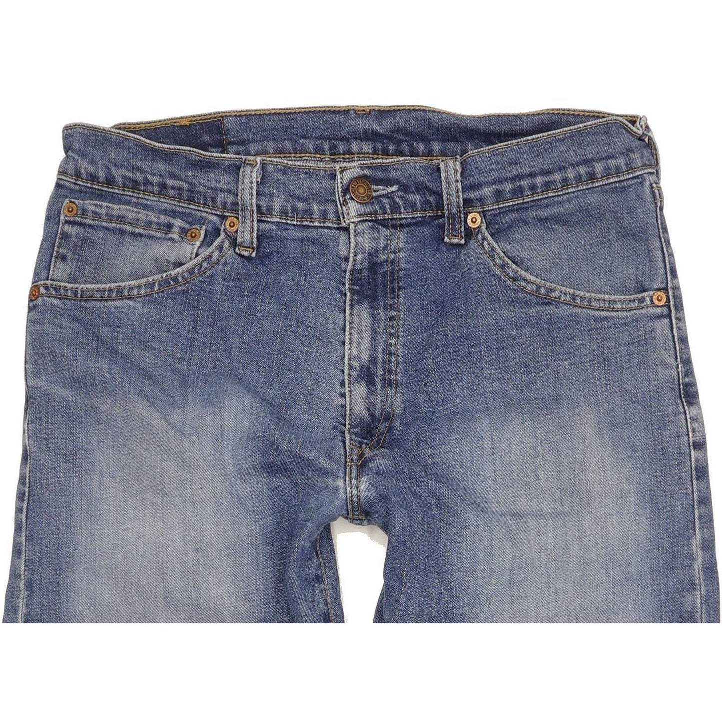 Levi's 521 Men Blue Straight Regular Stretch Jeans W34 L33