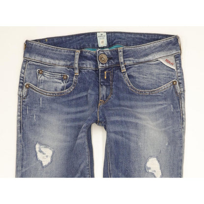 Replay Radixes Women Blue Skinny Slim Stretch Jeans W27 L30
