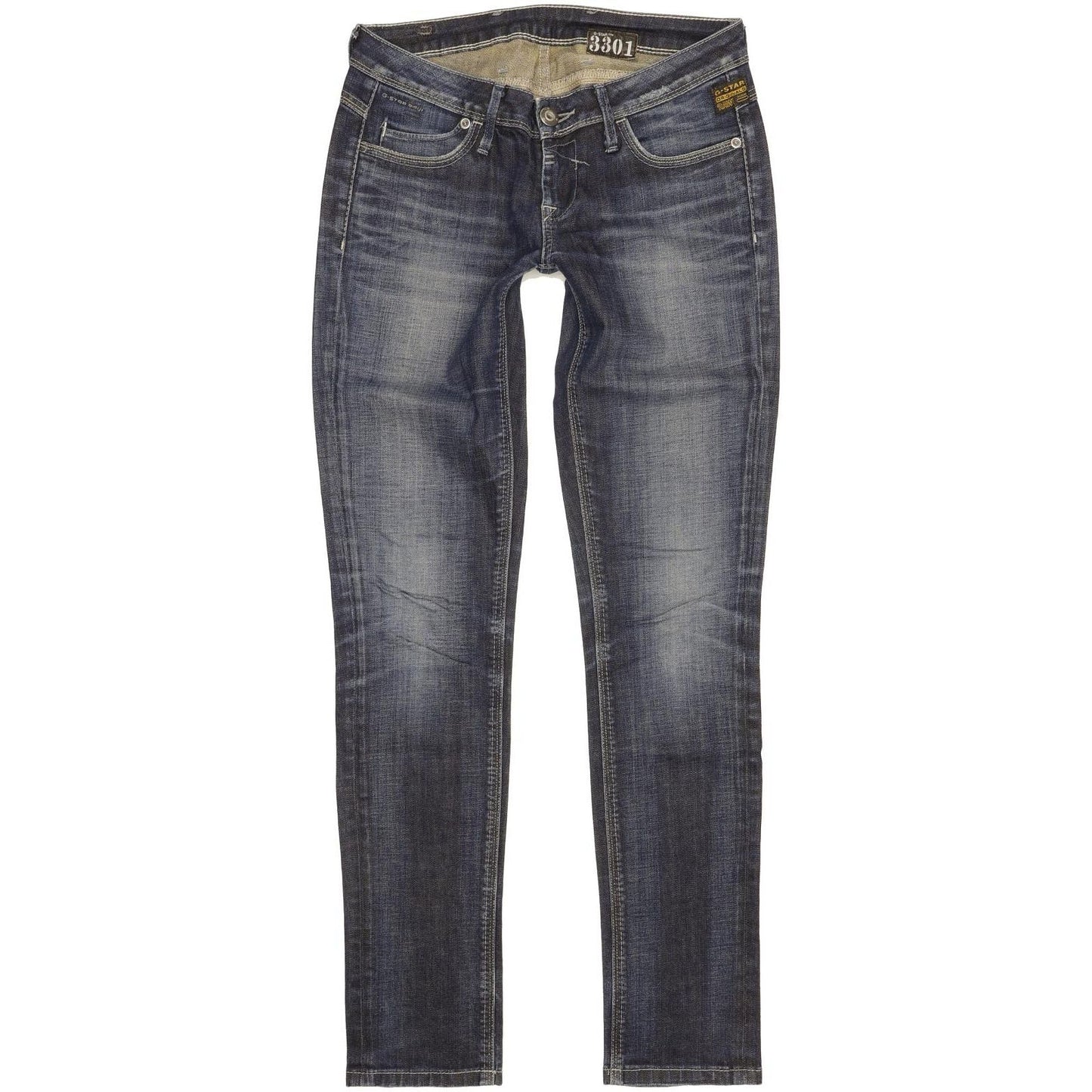 G-Star New Tag Women Blue Skinny Slim Stretch Jeans W27 L32