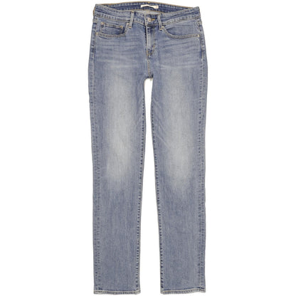 Levi's 712 Women Blue Straight Slim Jeans W30 L32