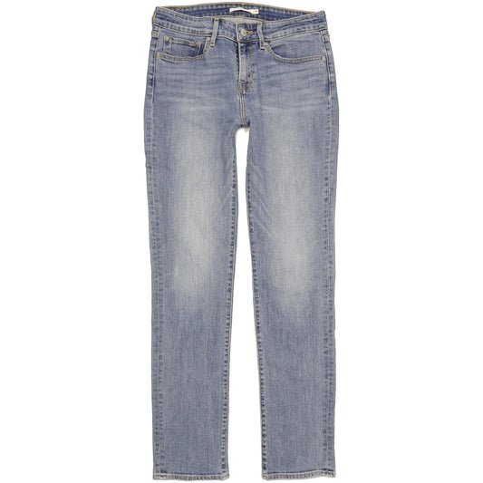 Levi's 712 Women Blue Straight Slim Jeans W30 L32