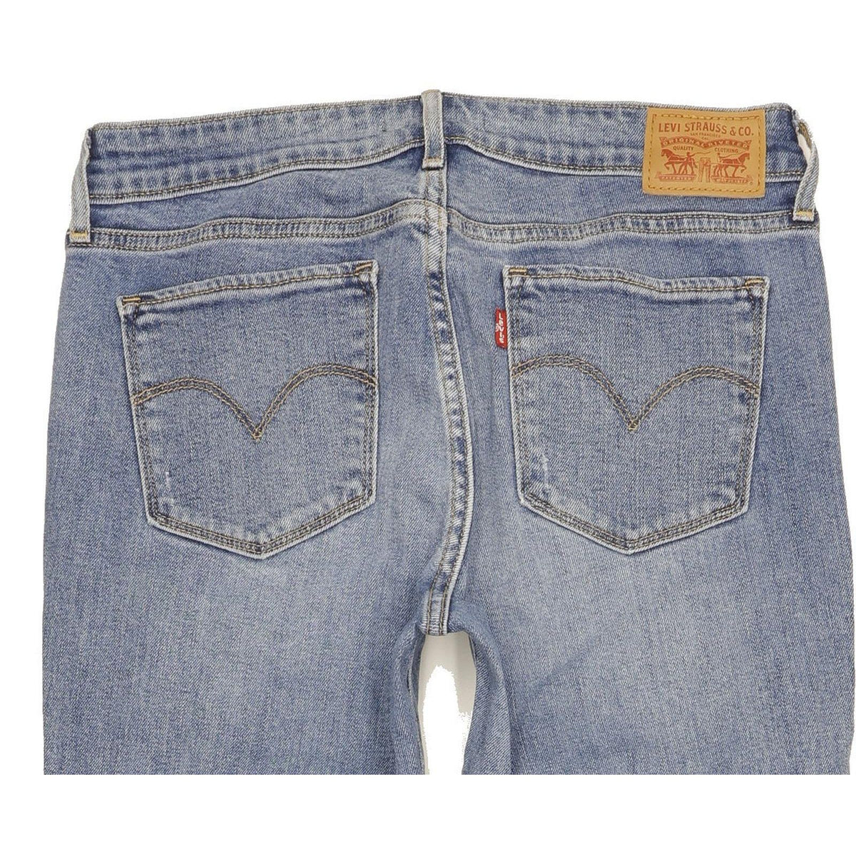 Levi's 712 Women Blue Straight Slim Jeans W30 L32