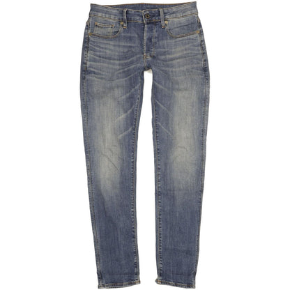 G-Star 3301 Men Blue Skinny Slim Stretch Jeans W28 L31