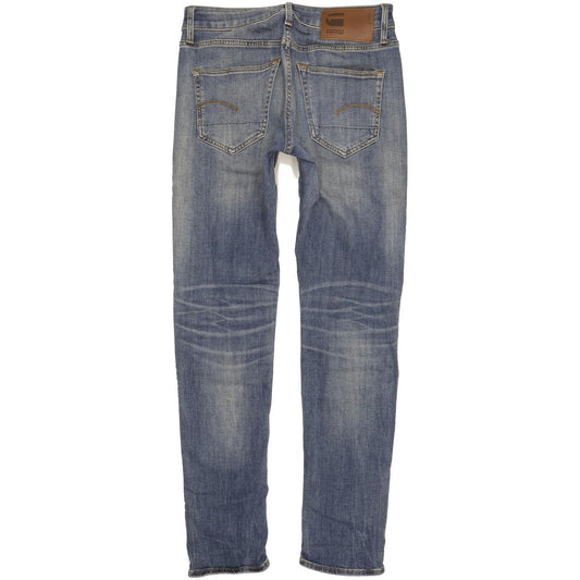 G-Star 3301 Men Blue Skinny Slim Stretch Jeans W28 L31