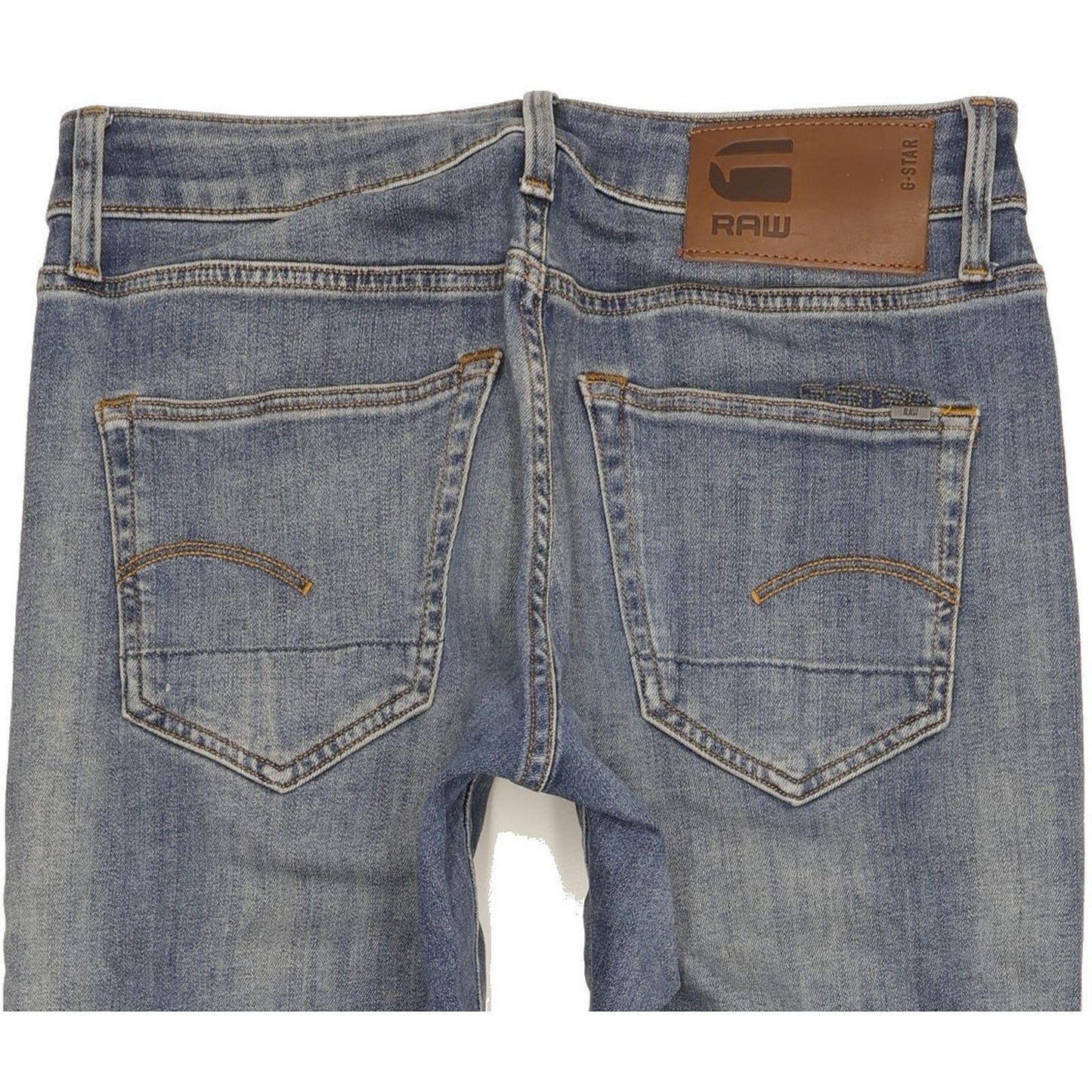 G-Star 3301 Men Blue Skinny Slim Stretch Jeans W28 L31