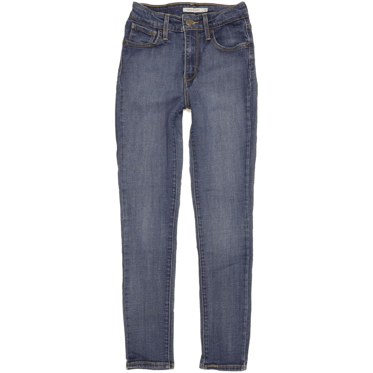 Levi's 721 Women Blue Skinny Slim Stretch Jeans W26 L27