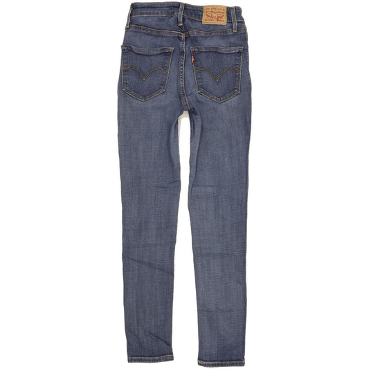 Levi's 721 Women Blue Skinny Slim Stretch Jeans W26 L27