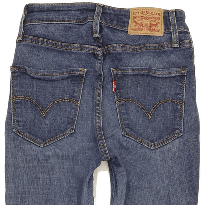 Levi's 721 Women Blue Skinny Slim Stretch Jeans W26 L27