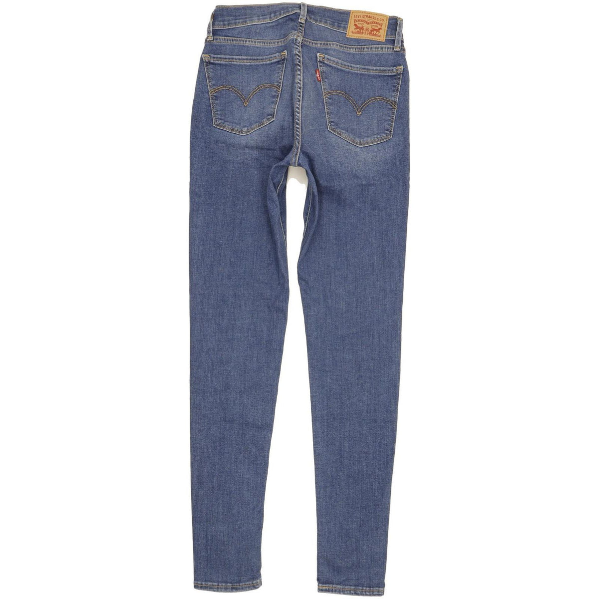 Levi's 710 Super Women Blue Skinny Slim Stretch Jeans W27 L30