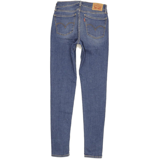 Levi's 710 Super Women Blue Skinny Slim Stretch Jeans W27 L30