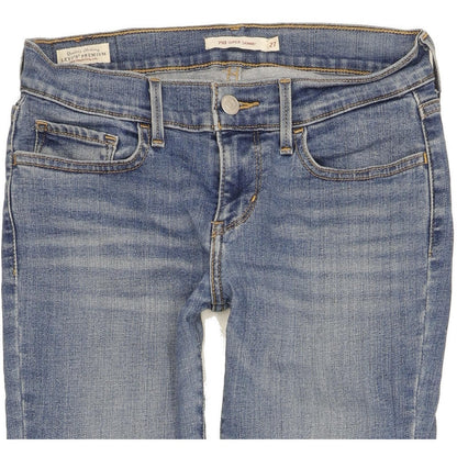 Levi's 710 Super Women Blue Skinny Slim Stretch Jeans W27 L30