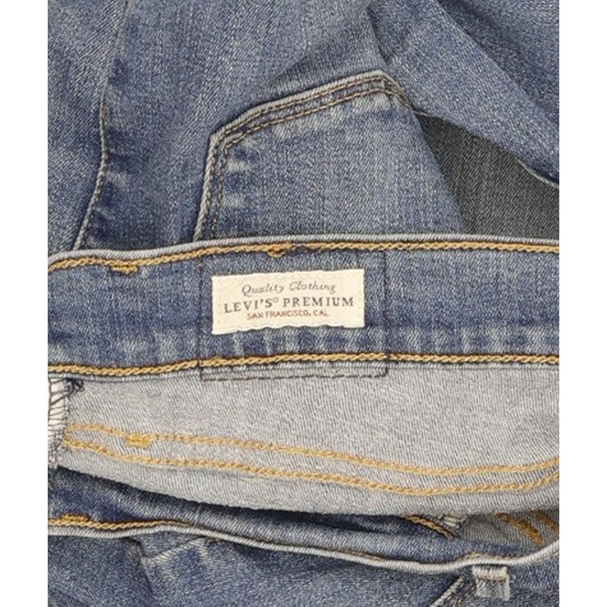 Levi's 710 Super Women Blue Skinny Slim Stretch Jeans W27 L30