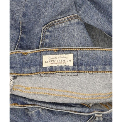 Levi's 710 Super Women Blue Skinny Slim Stretch Jeans W27 L30